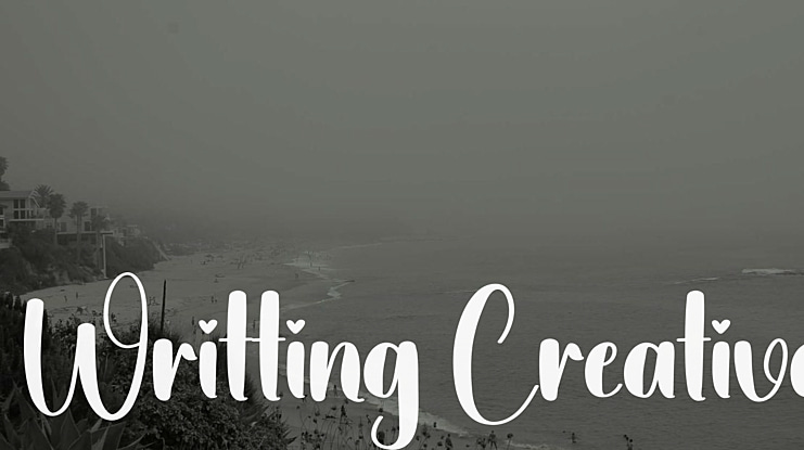 Writting Creative Font