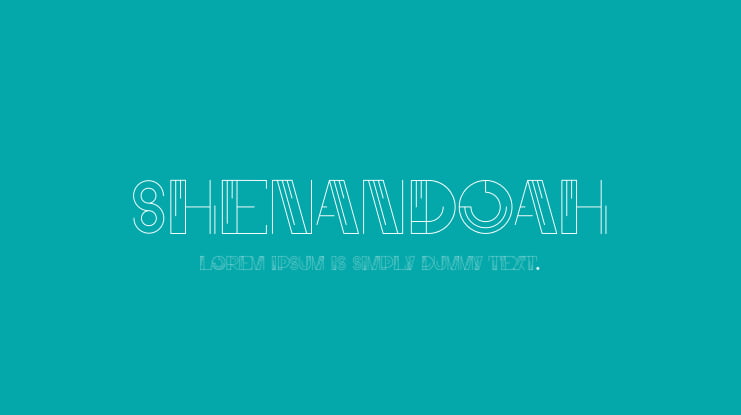 Shenandoah Font