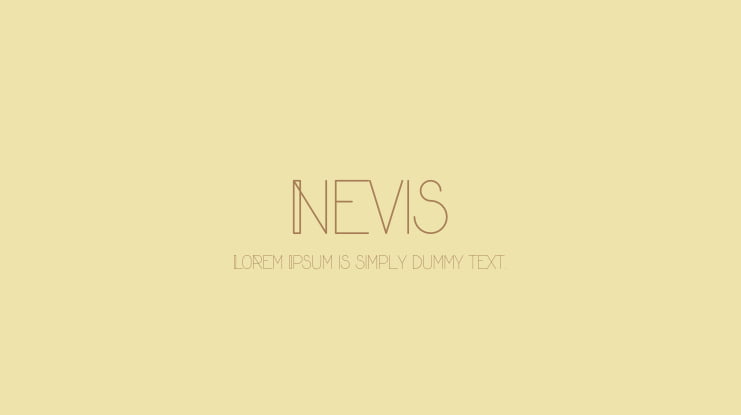 Nevis Font