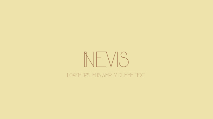Nevis Font