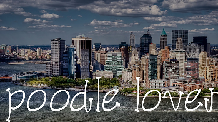 Poodle Lover Font