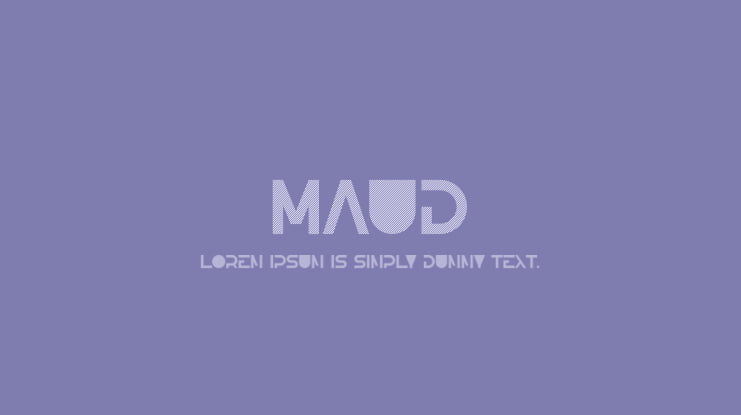 Maud Font