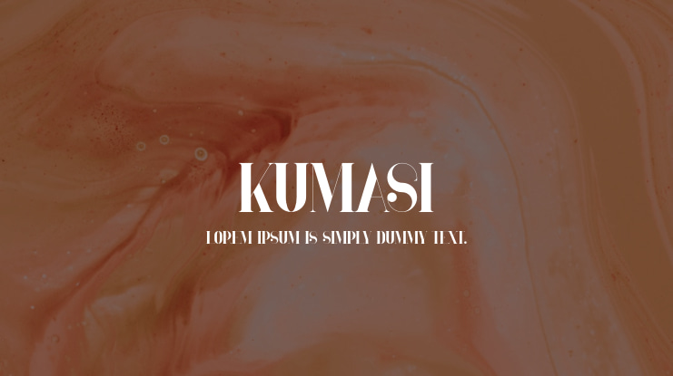 Kumasi Font