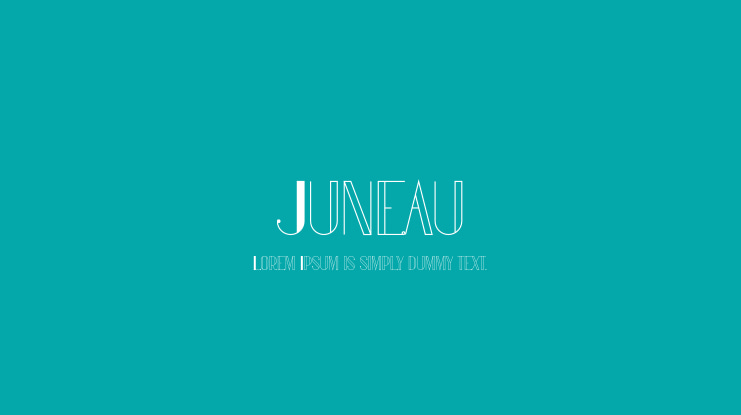 Juneau Font