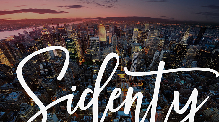 Sidenty Font Family