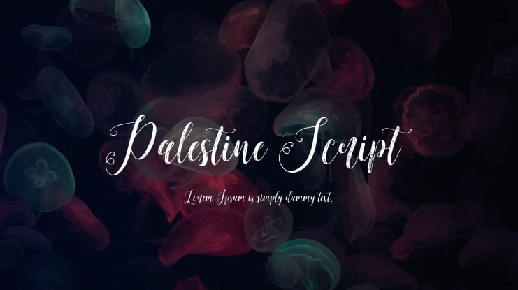 Palestine Script Font Family