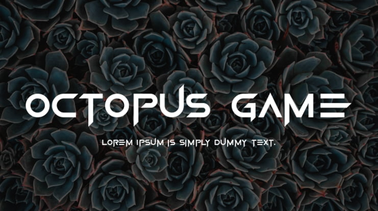 Octopus Game Font Family