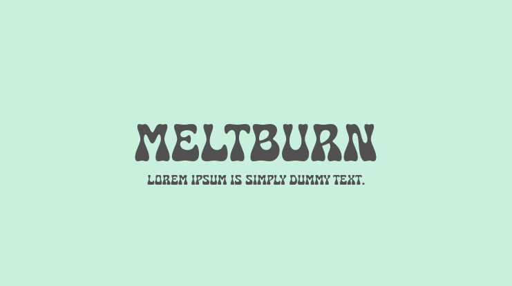 Meltburn Font