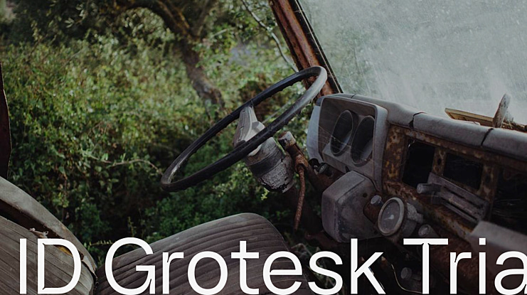 ID Grotesk Trial Font Family