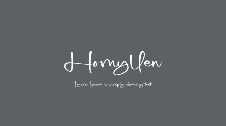 Homyllen Font