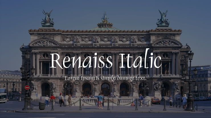 Renaiss Italic Font