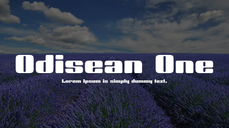 Odisean One Font