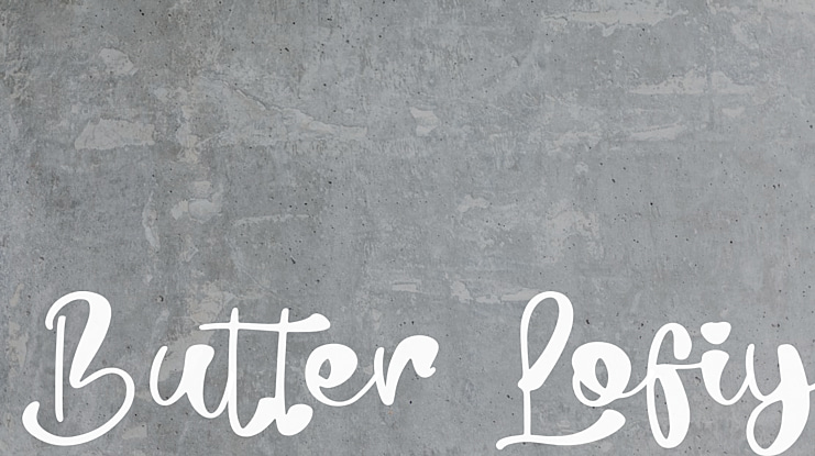 Butter Lofiy Font