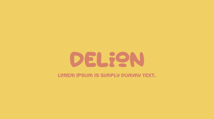 Delion Font