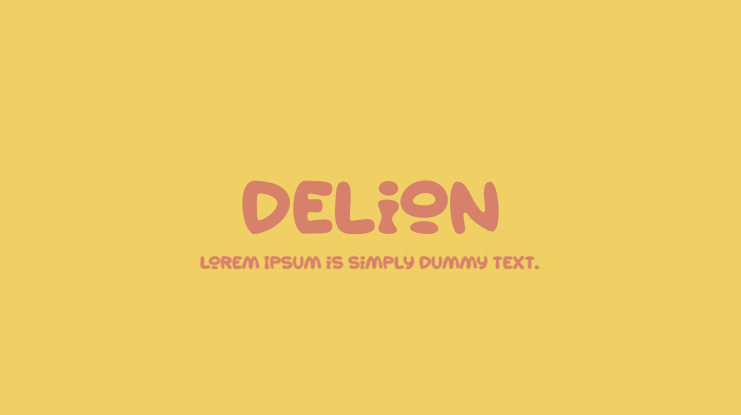 Delion Font