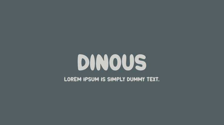 DINOUS Font