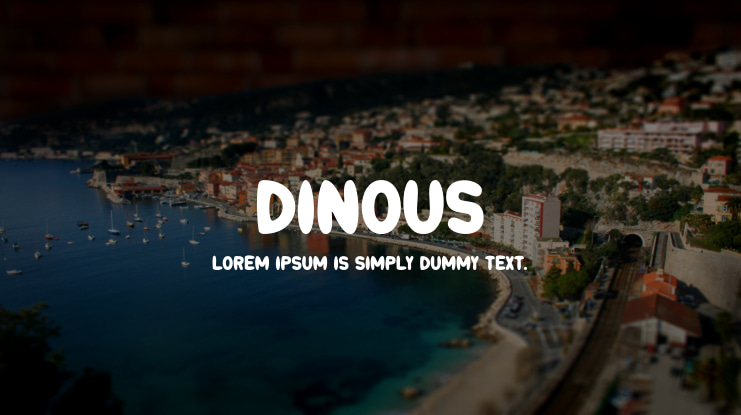 DINOUS Font