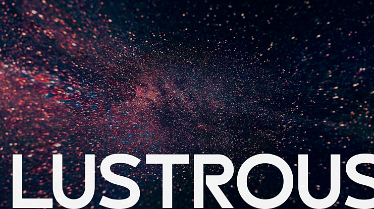 Lustrous Font Family