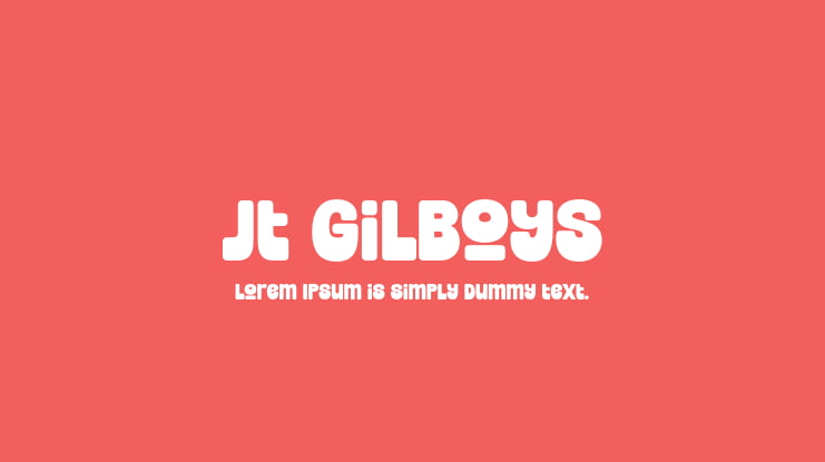 Jt Gilboys Font