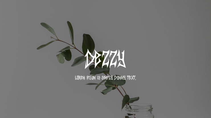 Dezzy Font
