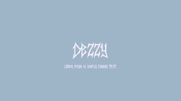 Dezzy Font