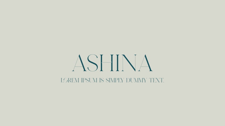 Ashina Font