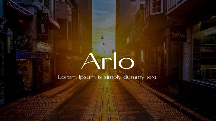Arlo Font