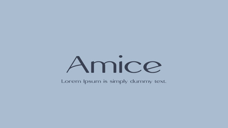 Amice Font