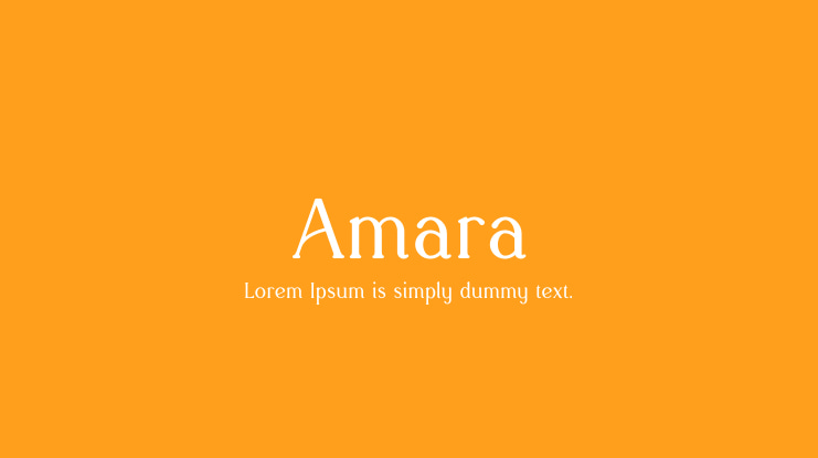 Amara Font