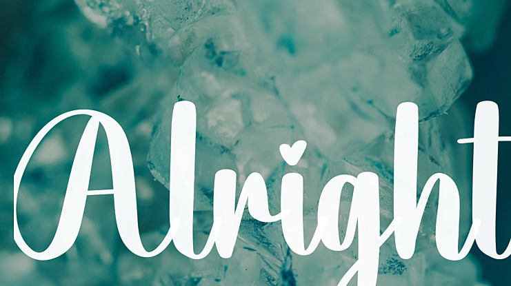 Alright Font