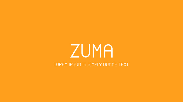 Zuma Font