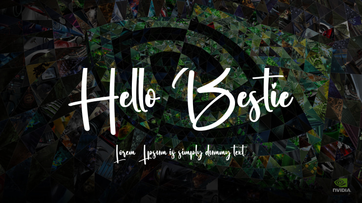 Hello Bestie Font