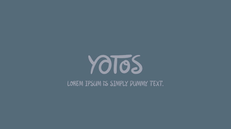 Yotos Font