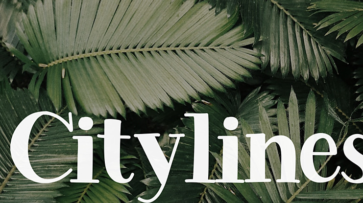 Citylines Font