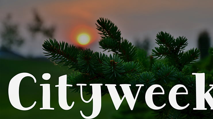 Cityweek Font