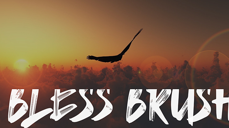 BLESS BRUSH Font