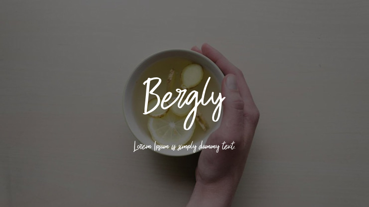 Bergly Font