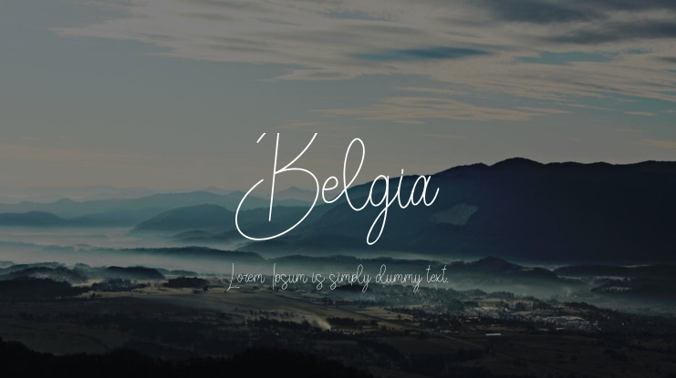 Belgia Font