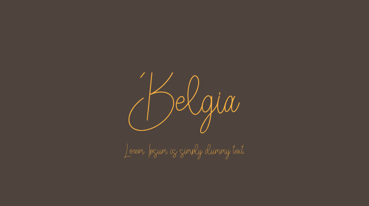 Belgia Font