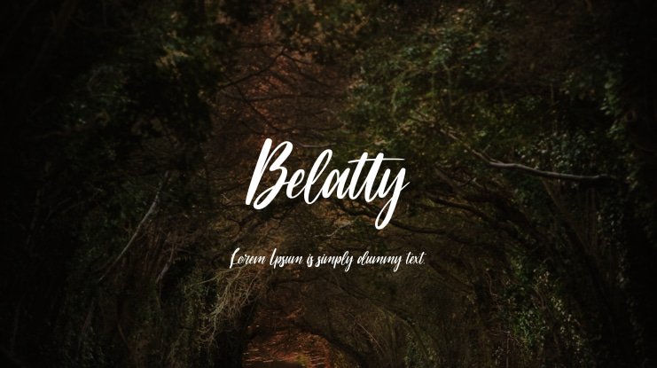 Belatty Font