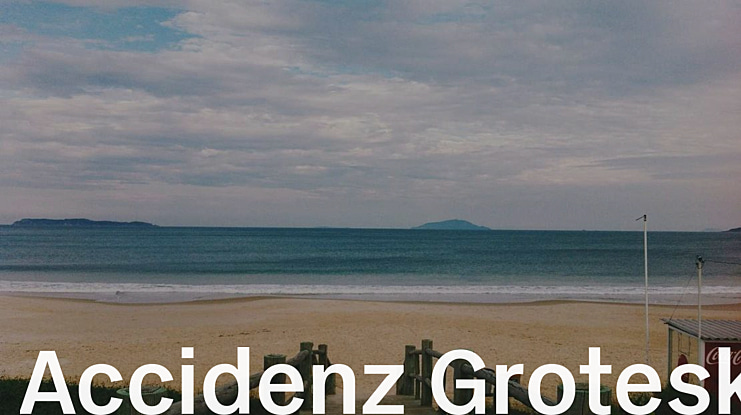 Accidenz Grotesk Font