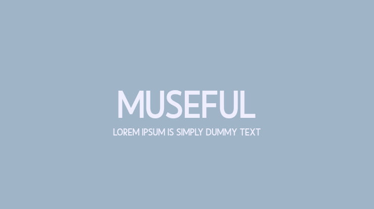 Museful Font Family
