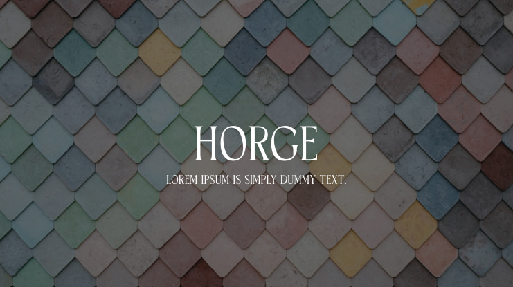 Horge Font