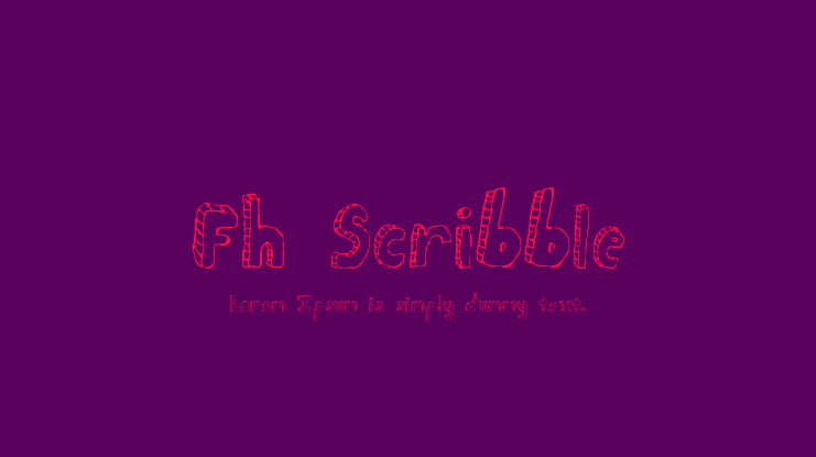 Fh Scribble Font Family