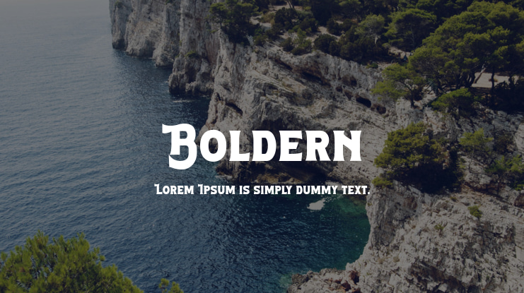 Boldern Font