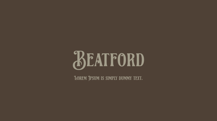 Beatford Font