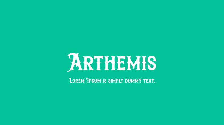 Arthemis Font