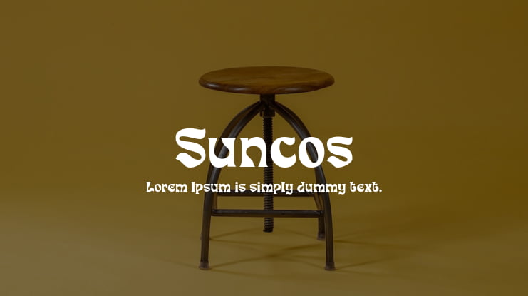 Suncos Font
