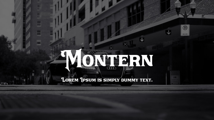 Montern Font