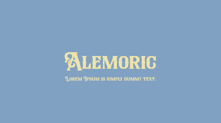 Alemoric Font